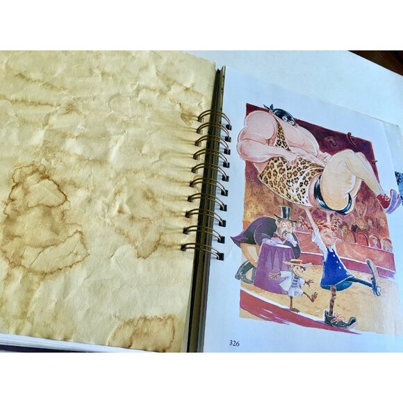 Blank Art Junk Journal Spiral Bound Vintage Mixed Page u Smash Book Canyons and - Picture 6 of 11